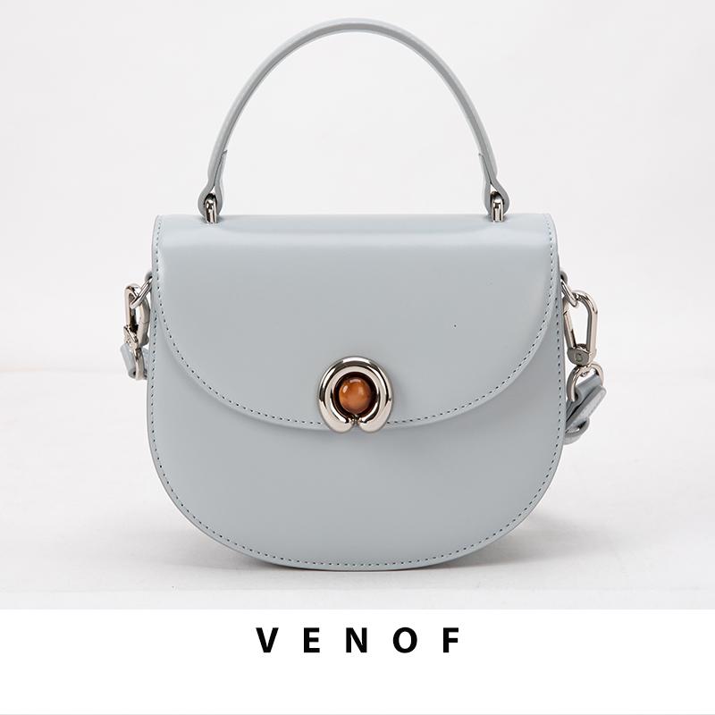 VENOF Saddle Bags Original Designer Luxury Brand Handbag Female Shoulder Crossbody Purse Fashion Women's Bag