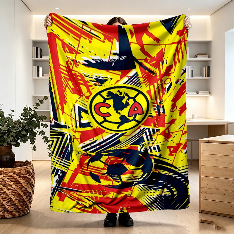Club America Print Blanket - Soft & Comfortable, for Bedroom, Travel, Sofa, Home Decoration - Birthday Christmas Gift for Friend