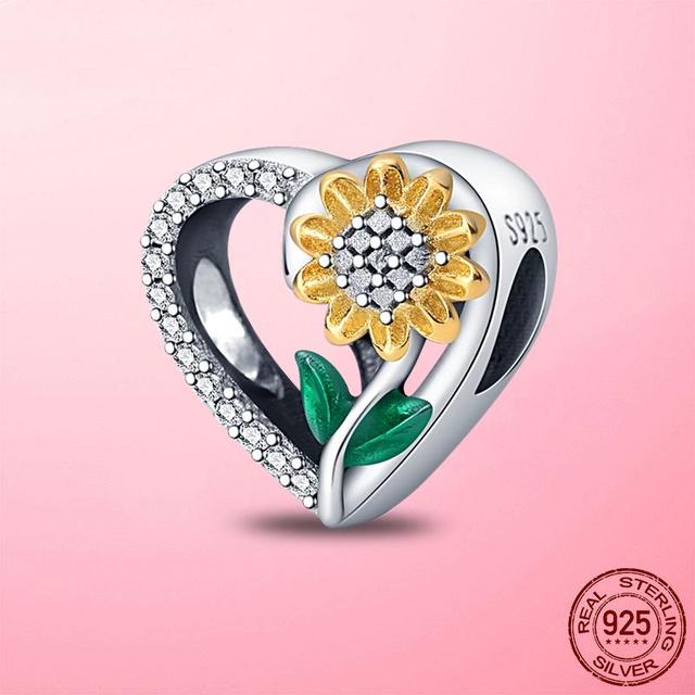 Оригинальный подвесной шарм с насекомыми из стерлингового серебра 925 пробы, бабочка, стрекоза, божья коровка, подвеска, бусины, подходят для модного браслета, оригинальные ювелирные изделия