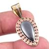 Подвеска из натурального бронзового драгоценного камня из стерлингового серебра 925 пробы в двух тонах 1,50'' T8C38