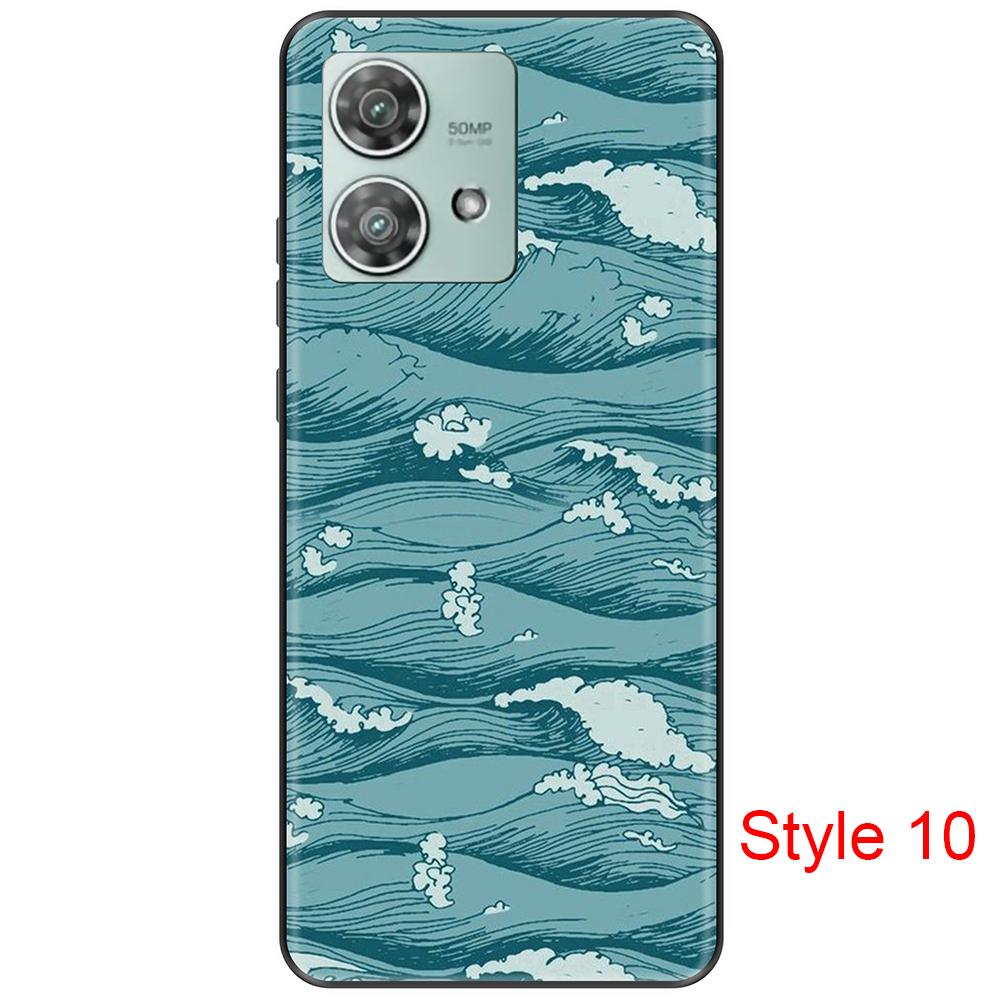 Чехол для Motorola Edge 40 Neo для Moto Edge 40 Neo, модный индивидуальный силиконовый защитный чехол, чехлы для телефонов Edge 40 Neo, силиконовый чехол против падения