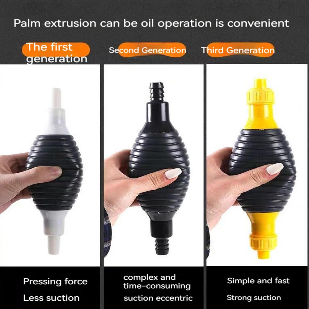 Oil Extractor Manual Gasoline Universal Hand Fuel Pump Manual Suction Pipe Liquid Manual Pump Fuel Saver Emergency Siphon Pump