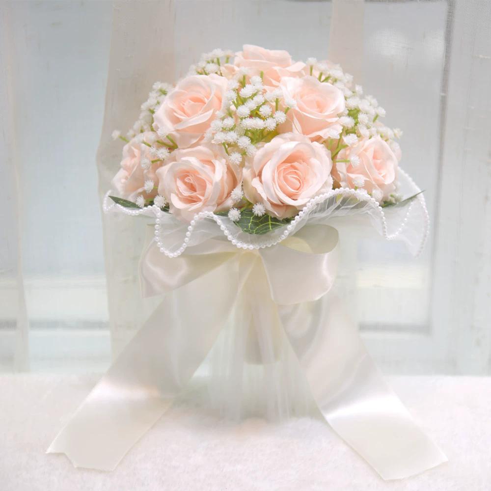 KS-572 Wedding Supplies Artificial Rose Bridal Bouquet