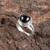 Black Tourmaline Gemstone 925 Sterling Silver Jewelry Handmade Ring Gift For Him RR-11-21