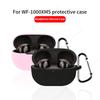 Силиконовый чехол для Sony WF-1000XM5 Мягкая крышка для SONY WF-1000XM5 WF-1000 XM5 Защитный чехол для наушников WF-1000XM5 Funda с крючком