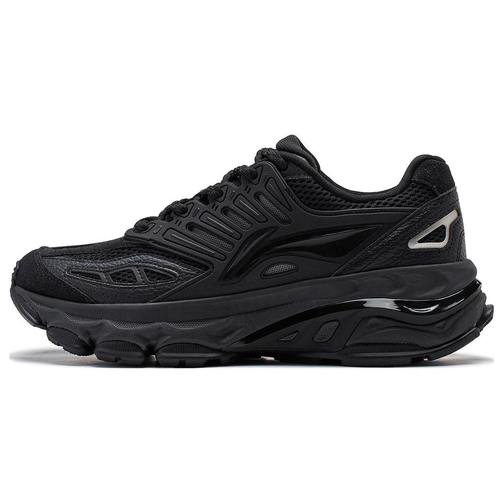 Li Ning Ning Легкая Высокопрочная Толстая Подошва Высота Увеличивает Амортизацию Износостойкая Нескользящая Низкая Повседневная Обувь AGCT470-3