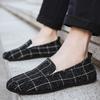 Модная мужская обувь Этнический стиль Черные плоские дышащие слипоны Дизайнерская роскошная ретро обувь для хайкинга Классическая оригинальная повседневная обувь для мужчин