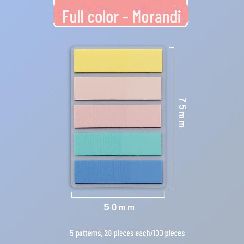 Красочные флуоресцентные стикеры из ПЭТ-материала - Индекс закладок для студентов и офисов