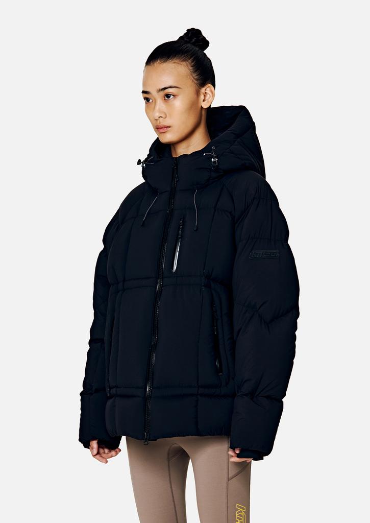 Kaleg Unisex Warm Up Down Jacket Black