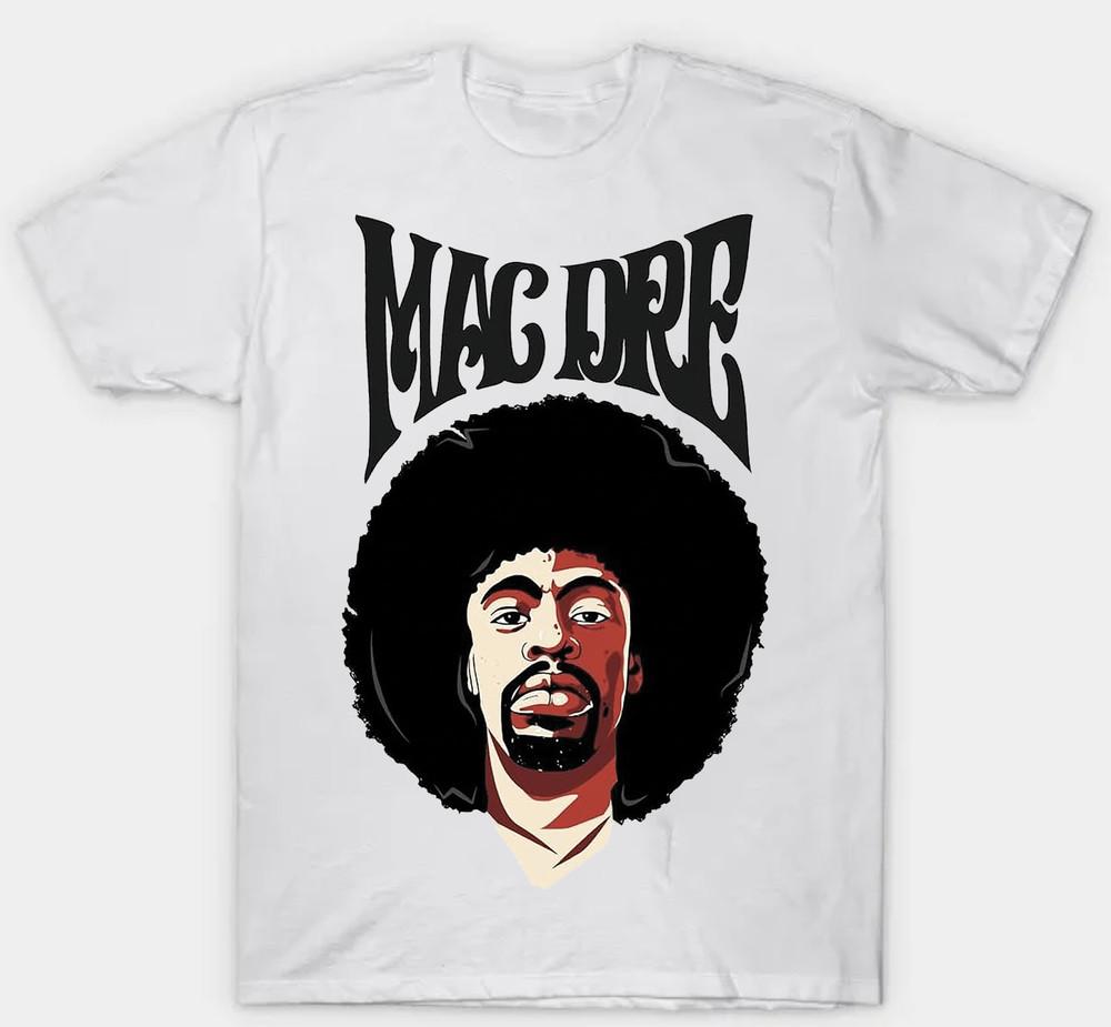 Mac Dre Thizz Nation Короткий рукав Мужская Женская Унисекс S-3XL Белый Фан-арт Унисекс Футболка