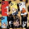 Аниме Человек-бензопила C-Цепной пилой Чехол для телефона iPhone 17,16,15,14,13,12,Pro,Max,Plus,E,SE4,Air,Mini Черный Мягкий Коробка