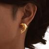Модные Серьги-Дельфины для Женщин, Серьги-Гвоздики Животные из Нержавеющей Стали Золотого Цвета, Водонепроницаемый Подарок-Украшение