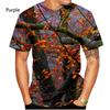Hunting Camouflage T-Shirt Summer T Shirt Man 3D Printing Streetwear Clothing Short Sleeve Clothes Luxury T-Shirt Men Clothing