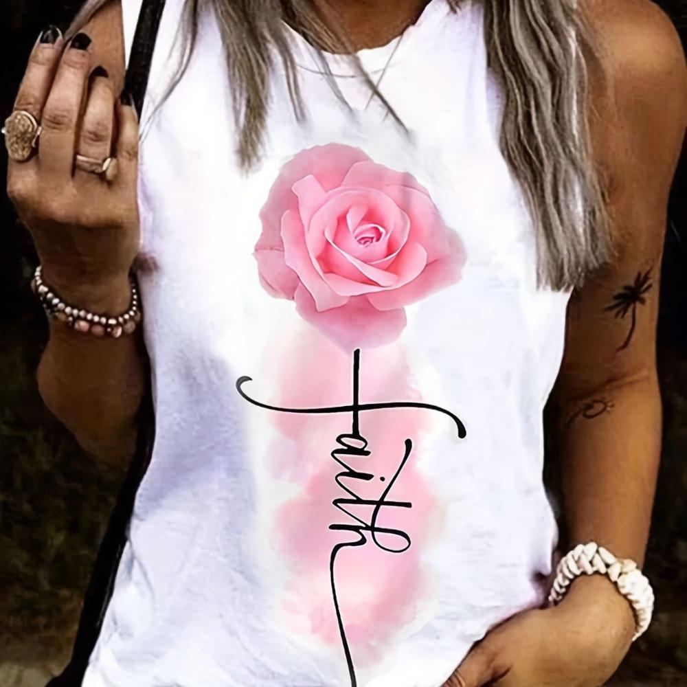 Women's Sleeveless Vest White T-shirt Women's T-Shirt Harajuku Graphic Clothing Women's Top,Drop Ship