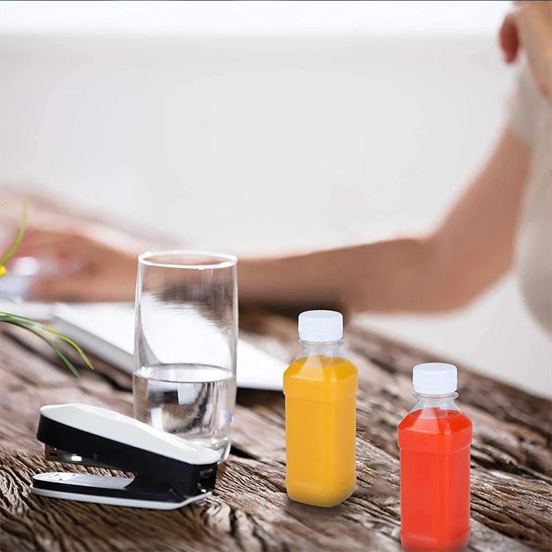 10/20Pcs 100Ml Clear Refillable Empty Bottles Plastic Leakproof Portable Juice Water Drink Containers Beverage Bottles