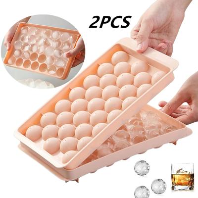 33 Ice Boll Хоккейная полипропиленовая форма для замороженного виски Мяч для мороженого Поднос для кубиков льда Коробка для изготовления леденцов Подарки Кухонные инструменты Аксессуары