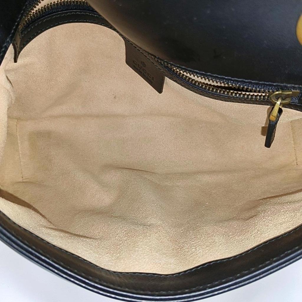 [Pre-Owned] Gucci GG Marmont Small Matelassé Shoulder Bag 'Black' - Good #CPZZOR