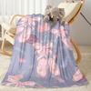 Dreamy Ballerina Flannel Blanket - Soft and Comfortable, Suitable for Sofas, Beds, Offices, Travel, and All Seasons, Making It A Perfect Holiday Gift.