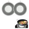 Cooking Heat Mats, 2-Piece Set, Non-Slip Silicone, Abrasion-Resistant, Oil-Resistant, Protective Pad, Prevents Burning, Easy To Clean, Insulat