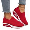 Women Walking Shoes Air Cushion Non Slip Orthopedic Shoes Ladies Platform Mules Breathable Wedge Female Sneakers 2024