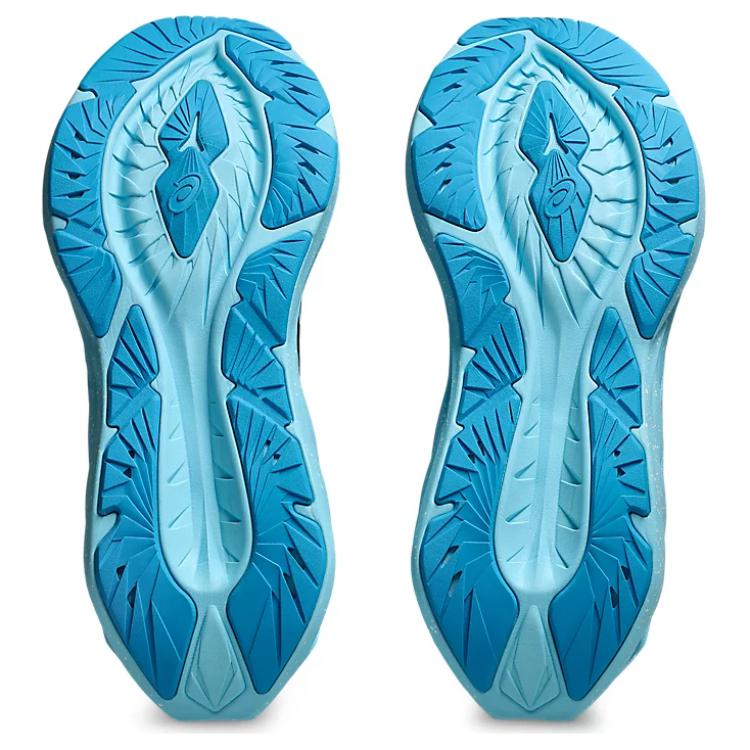 Asics Novablast 4 Lite-Show Яркие голубые мужские кроссовки Черные Lite-Show 1011B900-001