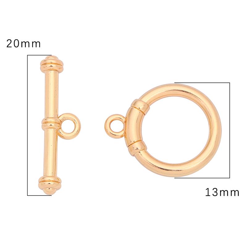 1 компл./пакет, медные застежки с пряжкой OT для DIY, ожерелье, браслет, серьги, изготовление ювелирных изделий, аксессуары для рукоделия