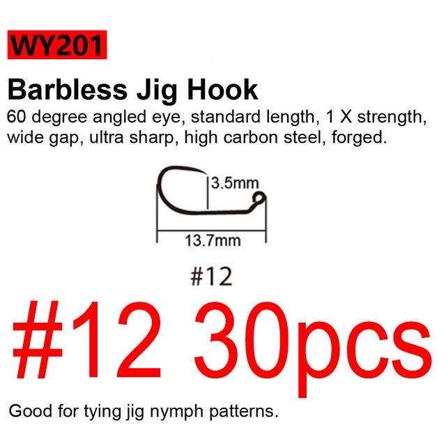 Черные никелевые крючки для завязывания мушек Bimoo, 30 шт./упак., крючки для завязывания мушек Nymph Stonefly Emerger Streamer Caddis, сухие крючки для мушки, крючки для ловли форели