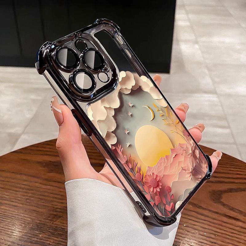 Чехол для телефона в японском стиле с волнами и древним узором для Oppo Reno15 Reno15 14 13 12 11 Pro Plus 15F 14f 13f 12f A5 A6PRO A79 A78 с подушкой безопасности