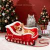 Removable Pet Warm Sofa Non-Slip Bottom Cat Dog Nest Cute Fluffy Dog Kennel  Indoor Outdoor