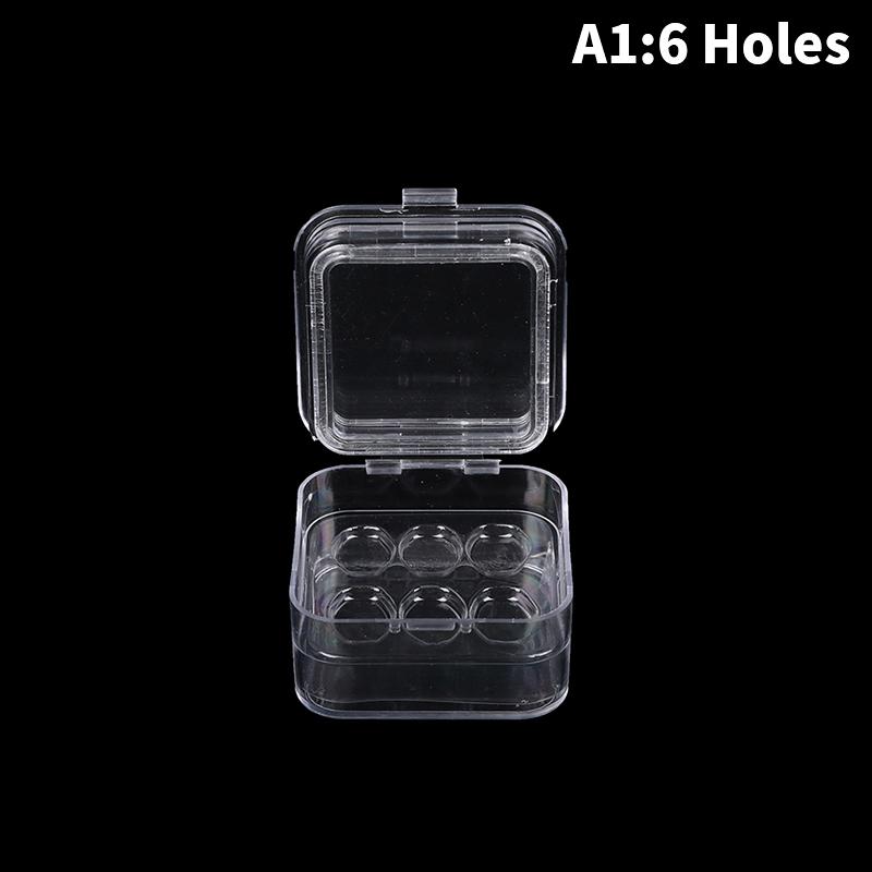 6/16Grids Стоматологическая коробка для хранения зубов с пленочной мембраной Коробка для зубных протезов и моляров