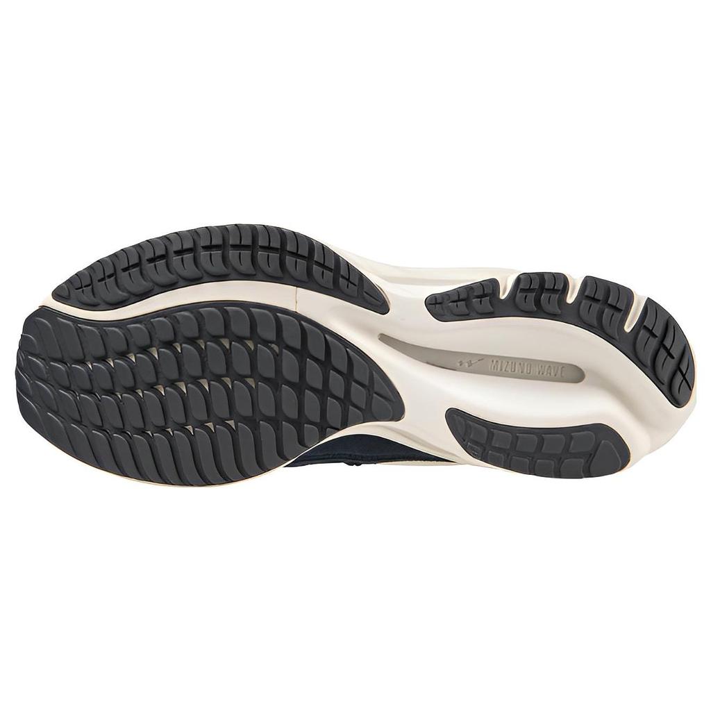 Mizuno Синие кроссовки унисекс Wave Rider Beta Insignia Белый белоснежный песочный D1GA330904