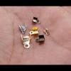 200 pcs/lot Metal End Caps End Clasps Leather Cord Crimp Bead Connectors For Jewelry Making Findings DIY Accessories Supplies