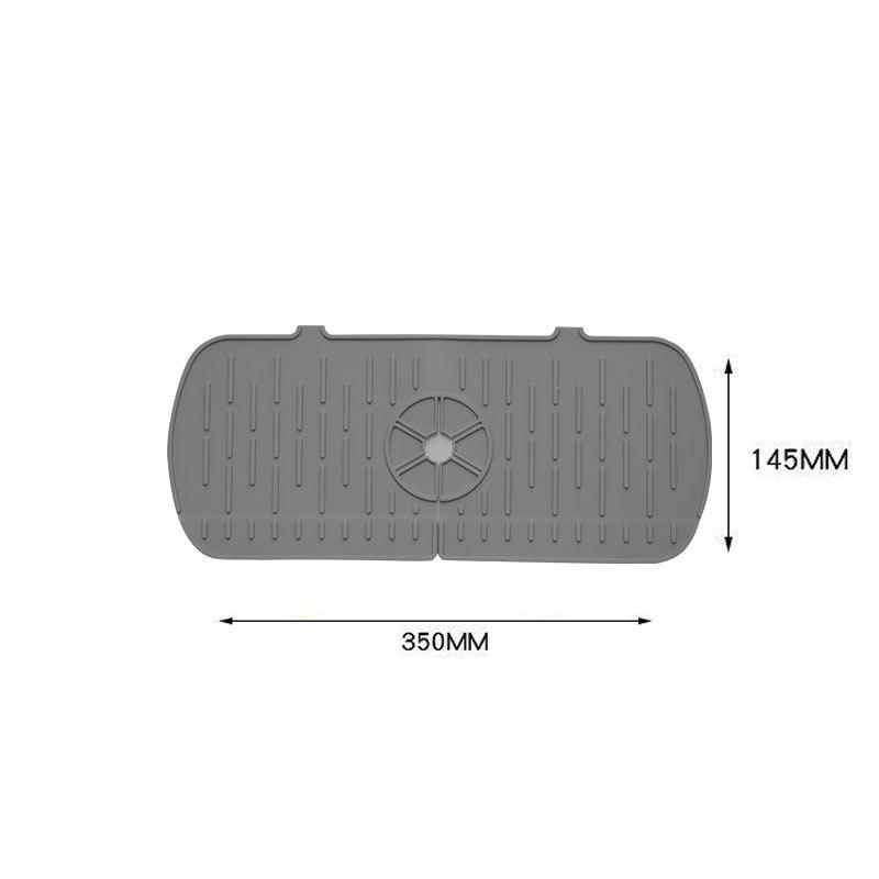 Кухонный силиконовый коврик для смесителя, коврик для сбора воды, коврик для раковины, большой размер, брызговик, протектор столешницы для сушки, ванная комната