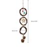 Three Rings Swing Bird Toy Birdcages Hangable Perch Toy Cage Decors Budgies Chewable Toy Macaws Pecking Toy