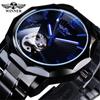 Winner Men Fashion and Leisure Hollow Mechanical Movement Automatic Mechanical Watch