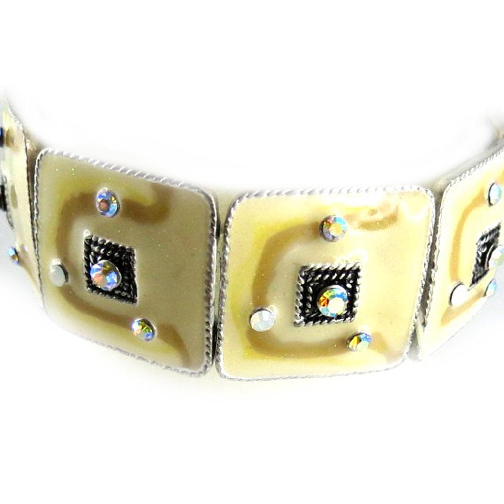 Les Trésors De Lily [E0425] - Дизайнерский браслет «Мимозы» бежевый