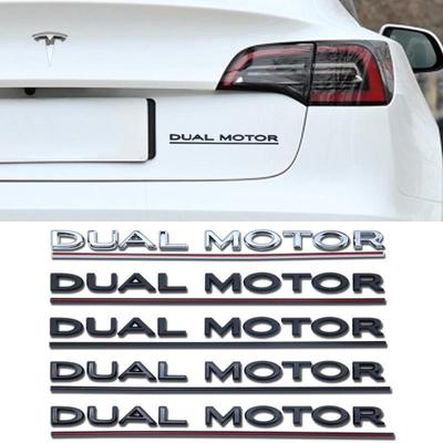 Совместимо с Tesla с двойным двигателем, Model 3, модифицированным автомобилем и задними значками SpaceX.