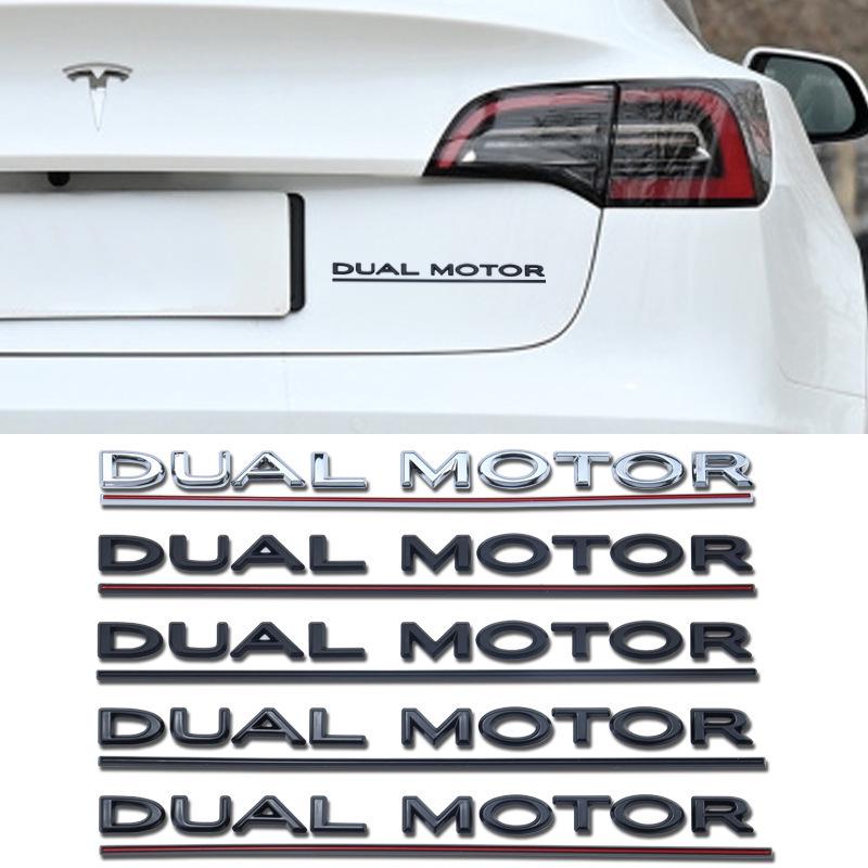Совместимо с Tesla с двойным двигателем, Model 3, модифицированным автомобилем и задними значками SpaceX.