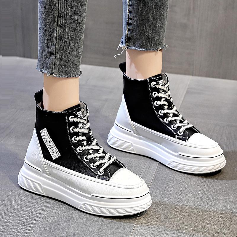 Fujin Summer Spring Autumn Sock Comfy Platform Sneakers Knitting Running Breathable Comfortable Women Shoes Chunky Ins Women Shoes Female Girls