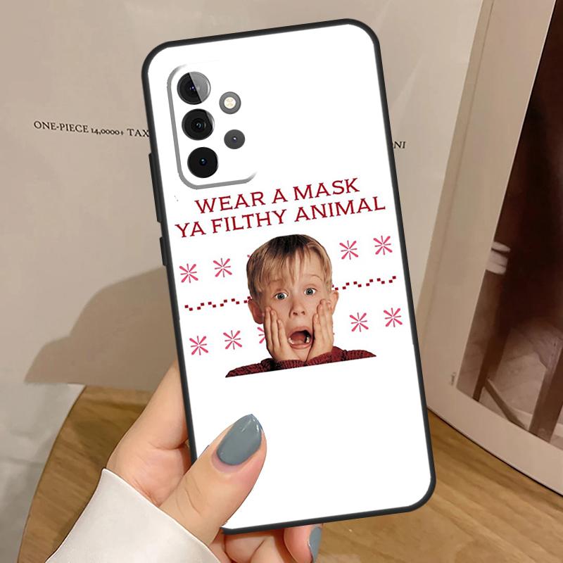 Home Alone Case For Samsung Galaxy A33 A53 A13 A54 A34 A14 A56 A36 A16 A06 A12 A32 A52 A35 A17 A15 A55