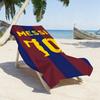 Football Ball King L-Lionel M-Messi Towel For Beaches Yoga Studios Gyms Hot Springs Swimming Pools And Picnics