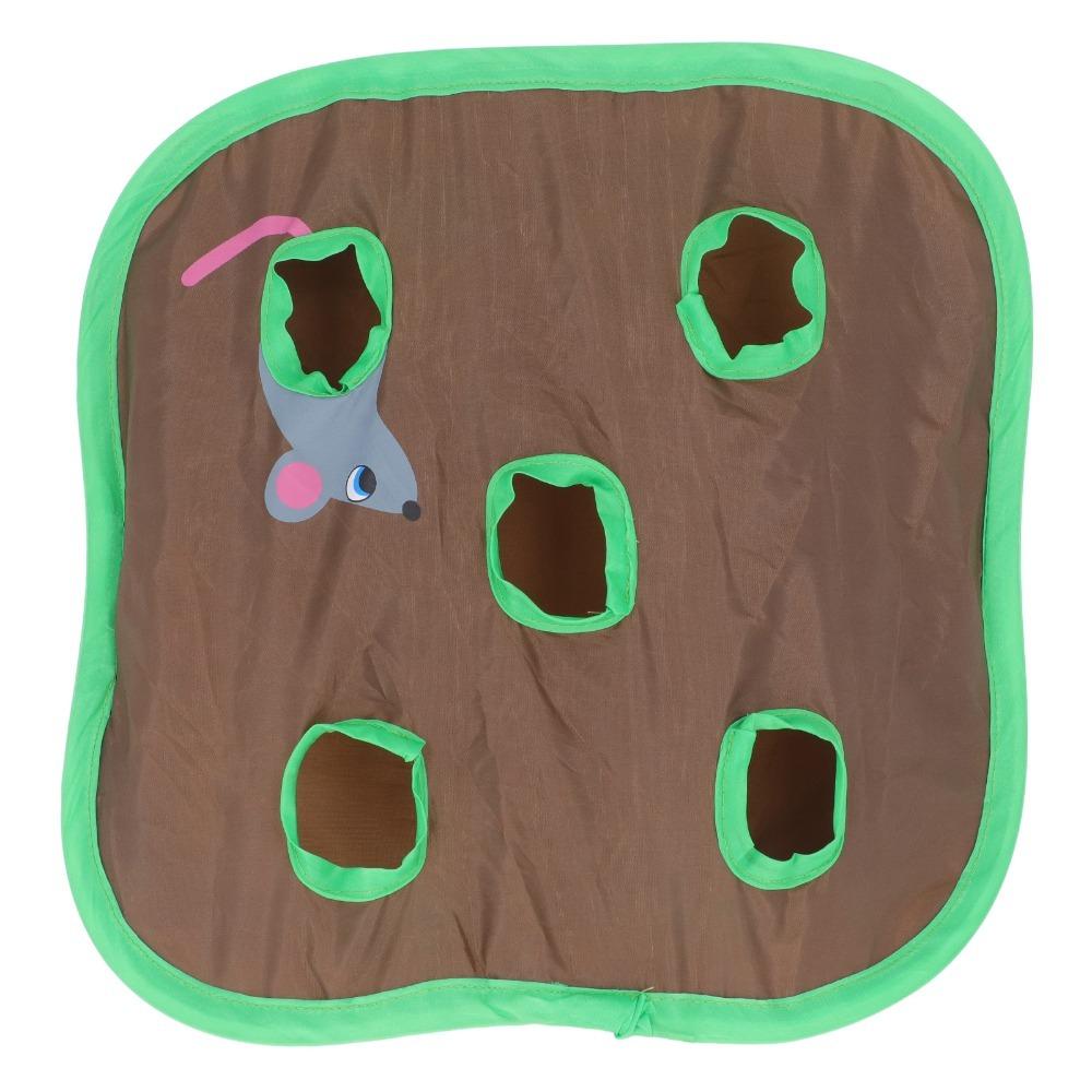 Bell Included Mouse Chasing Toy Collapsible Foldable Popup Cat Toy Indoor Play
