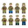 Военный призрак Спецназ строительный блок кукла щит оружие Восьмисторонний добровольческий армейский спецназ головоломка сборная игрушка