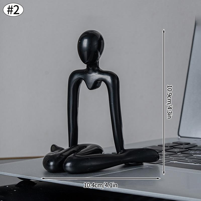 Статуя скандинавского абстрактного мыслителя, абстрактная фигура, скульптура, небольшие украшения, мини-современное искусство, настольный декор, ручная работа, творческая статуя