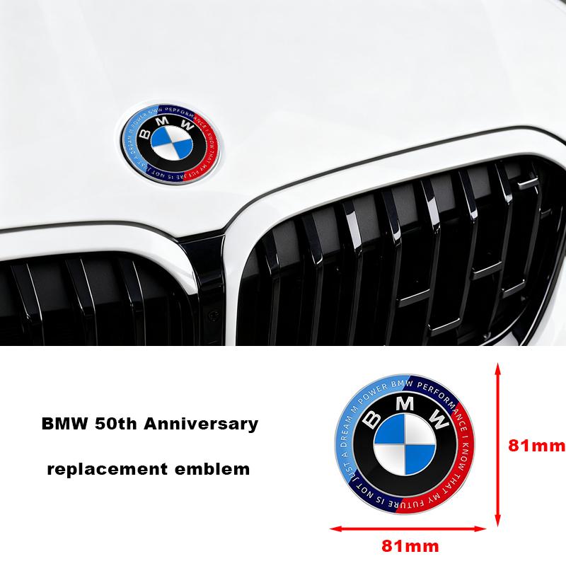 kfwhl7 1/4/7pcs 81/72/46/56/68/mm Car Front Rear Logo Wheel Hub Center Cover Steering Wheel Center Stickers For BMW E36 E46 E90 E60 E39