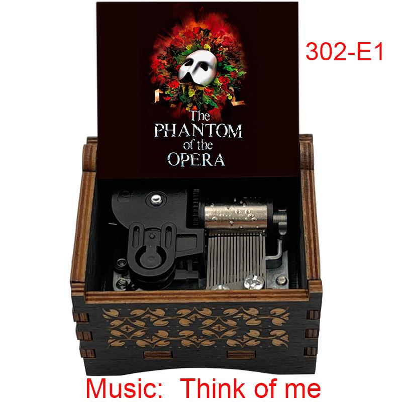 The Phantom Of The Opera Music Box Think of Me/All I Ask of You Melodies Special Musical Gift for Fans Friends Birthday Souvenir 3