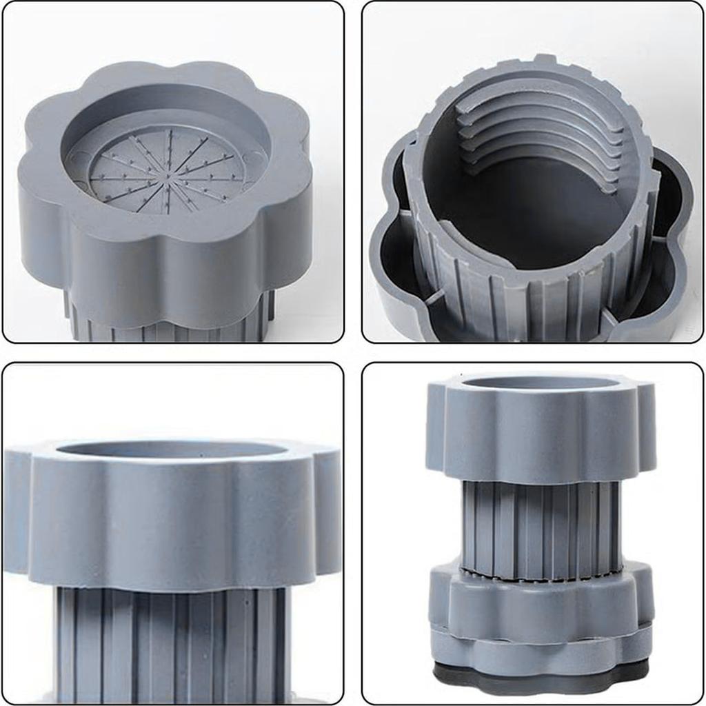 Universal Pad For Washing Machine Base, Vibration Pad For Washing Machine Support Set, Rubber Non Slip Noise Cancelling Foot Mat