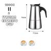 Кофемашина Moka Pot на 12/9/2 чашки Чашки для эспрессо Кофеварки Кофеварка для латте Кофеварка Moka на плите Итальянская кофемашина