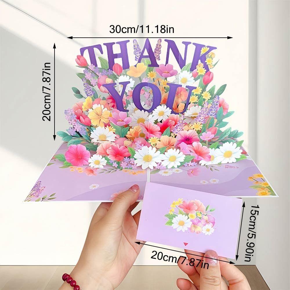 New 3D Pop up Card Best Wishes Ornament Post Card Butterfly Greeting Cards Birthday Gift