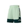 Anti-Five Grass And Trees Series Letter Logo Competition Basketball Shorts Men Shorts Frosted-Flower-Green Pine-Green Dark-Green AAPS031-10